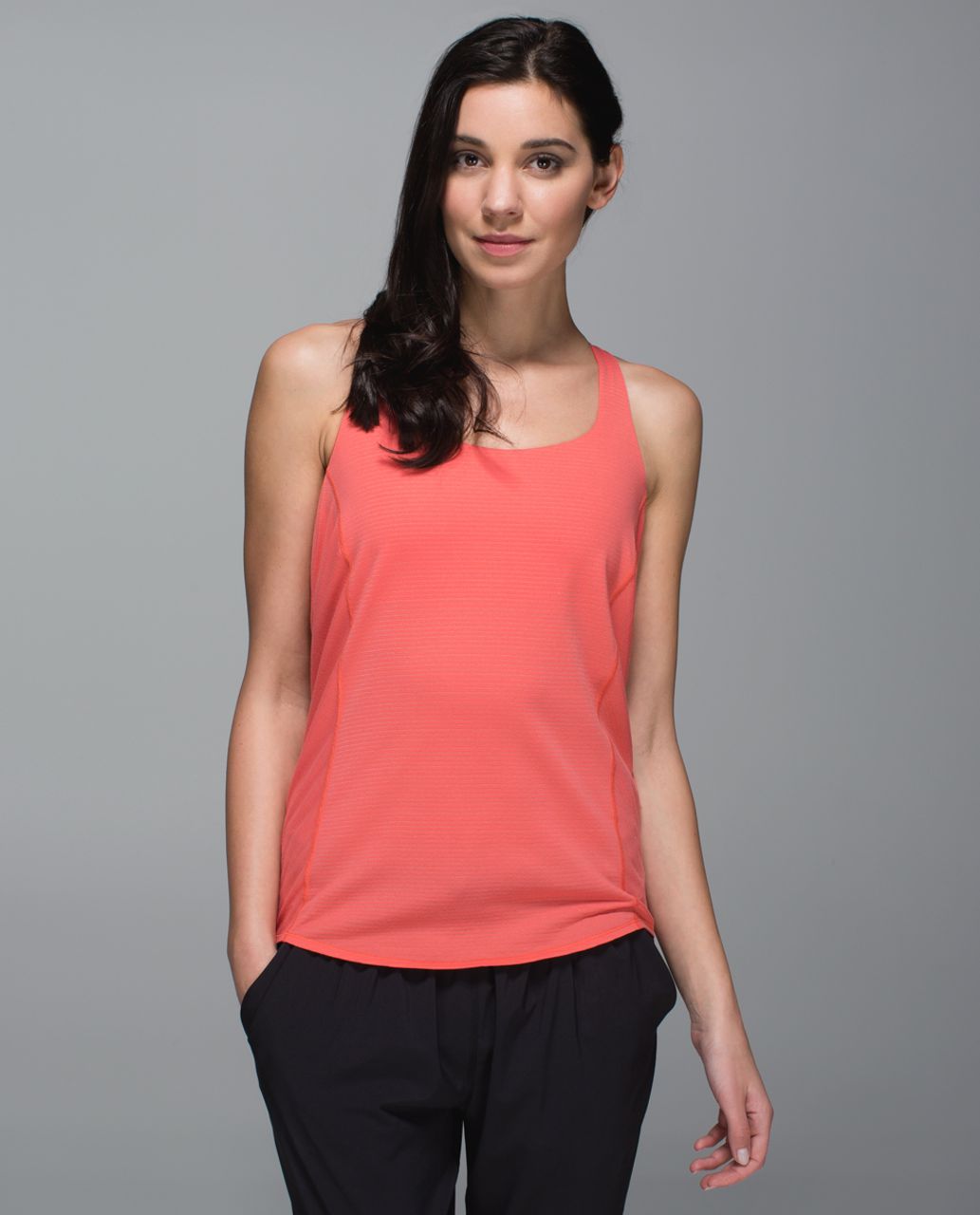 Lululemon Wild Tank - Atomic Red / Atomic Flower Parfait Pink Atomic Red