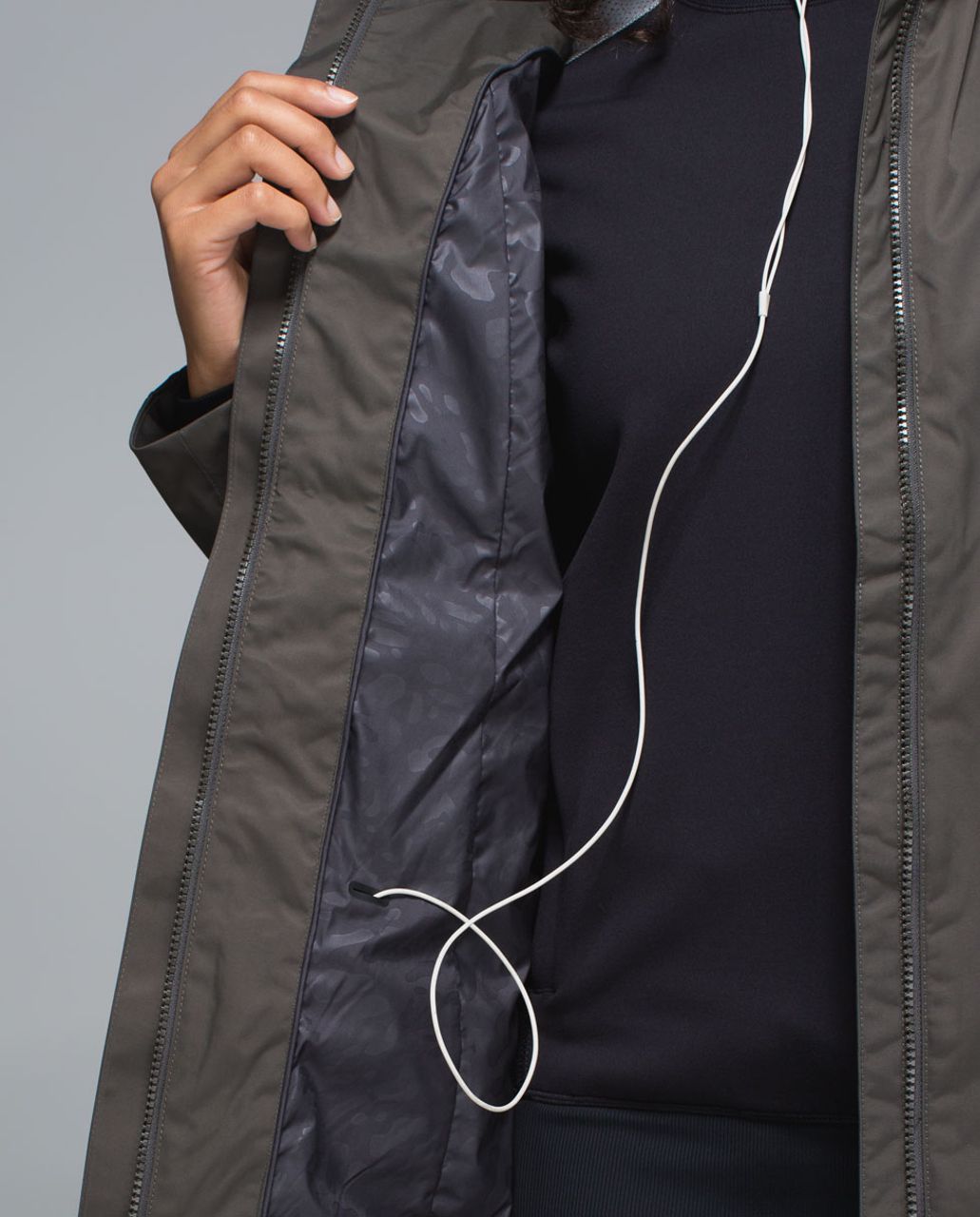 Lululemon Rain On Jacket - Dark Wren