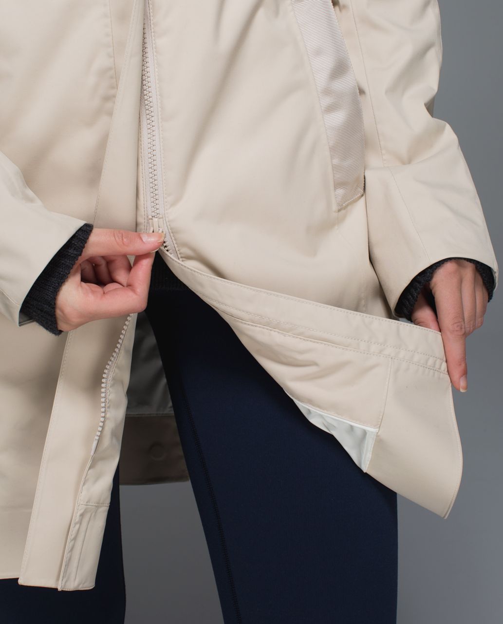 Lululemon Rain On Jacket - Cashew / Ghost