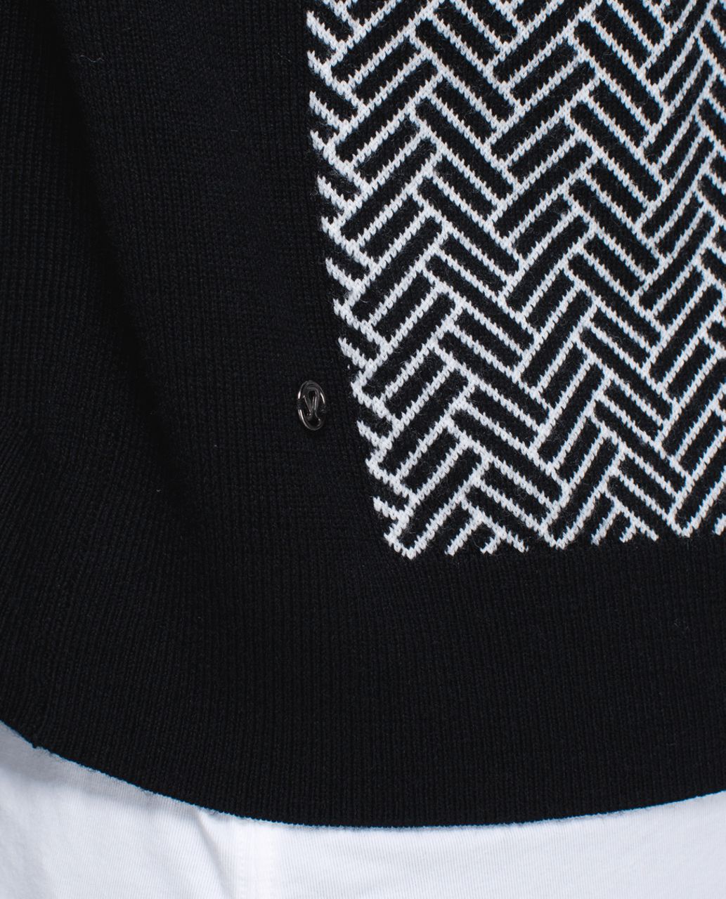 Lululemon Yogi Crew Sweater - Black / White