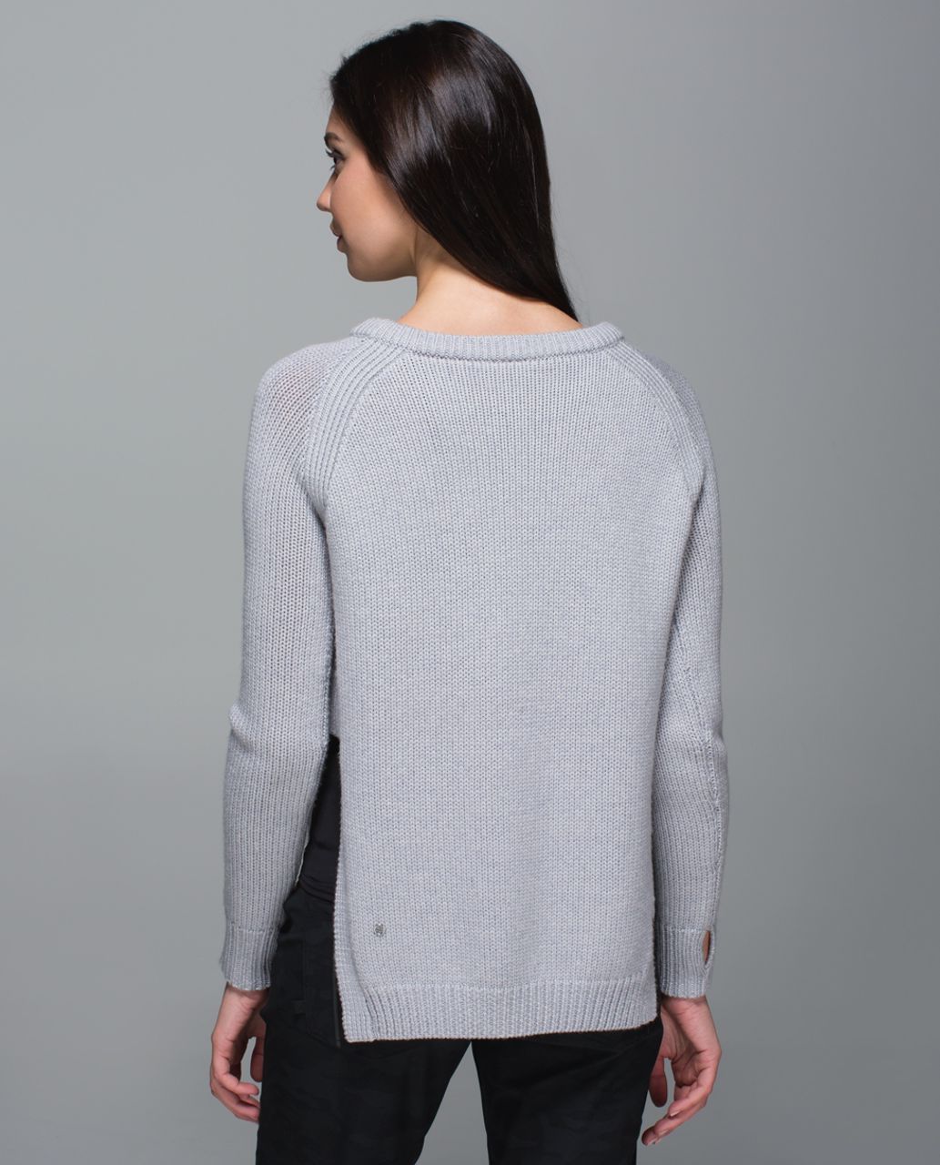 Lululemon Yin To You Sweater - Heathered Light Grey