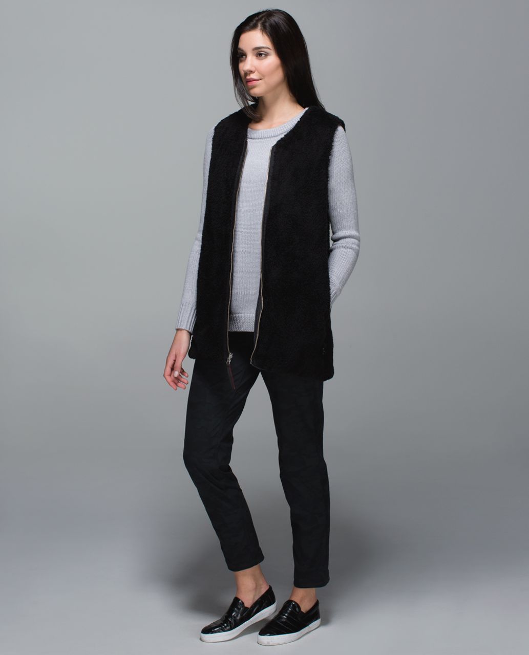 Lululemon Yin To You Sweater - Heathered Light Grey