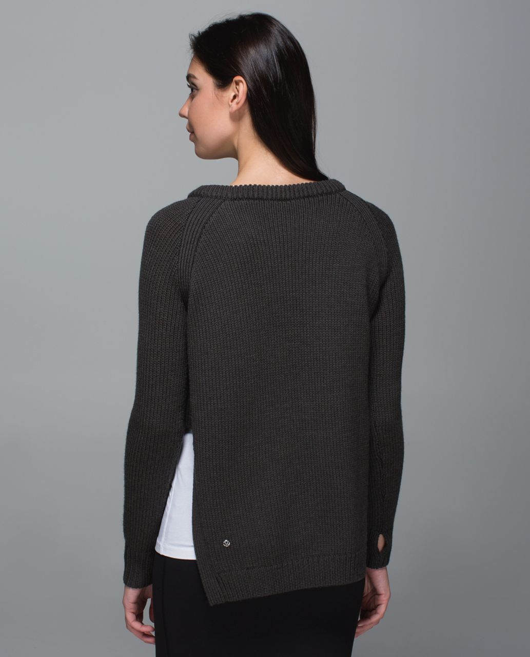 Lululemon Yin To You Sweater - Heathered Dark Wren