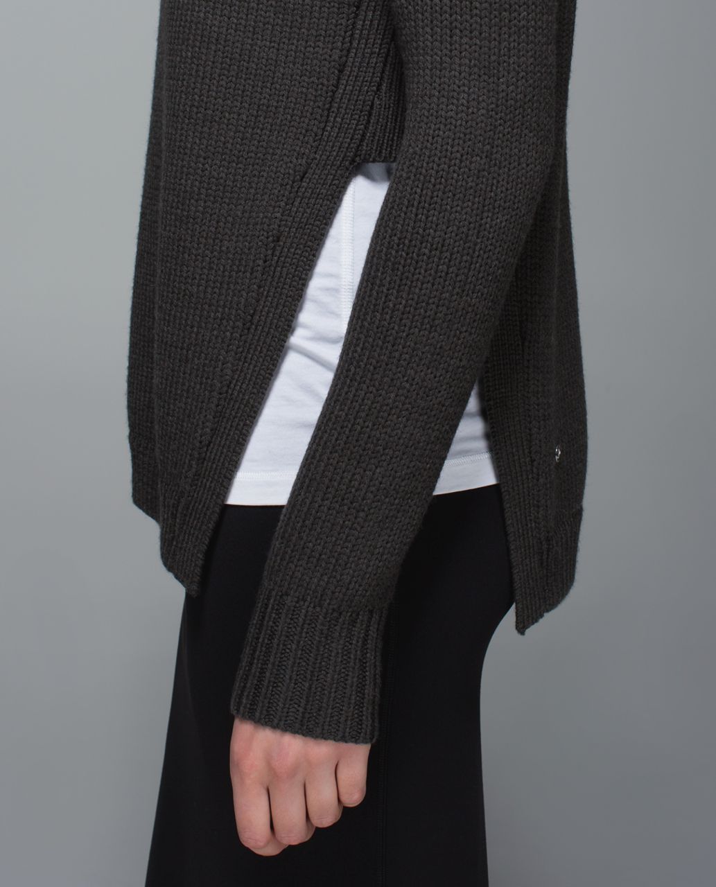 Lululemon Yin To You Sweater - Heathered Dark Wren