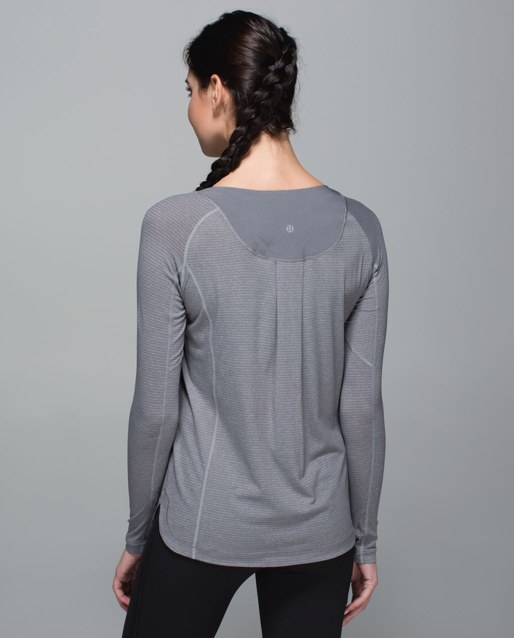 Lululemon Turn It Up Long Sleeve - Heathered Slate / Slate