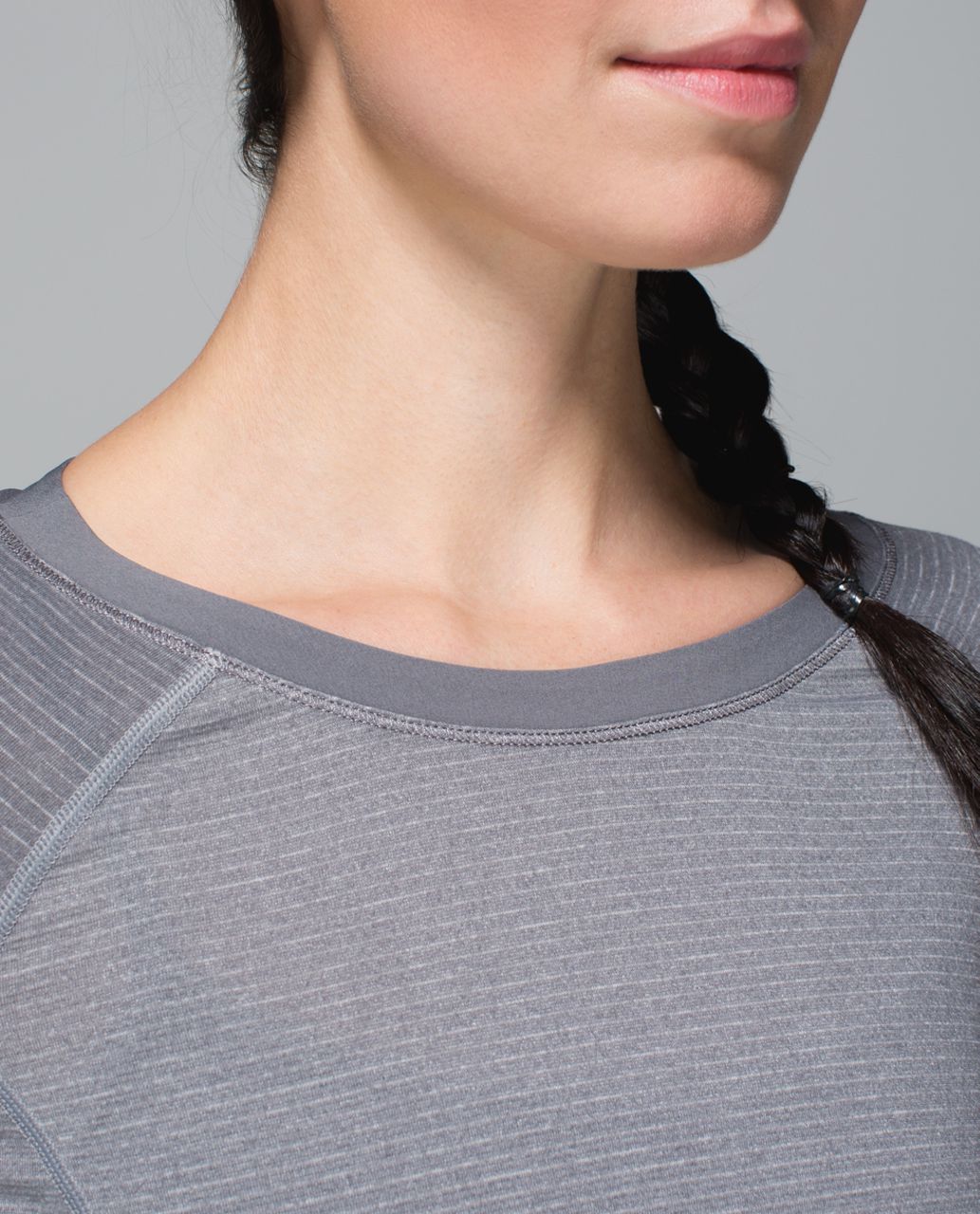 Lululemon Turn It Up Long Sleeve - Heathered Slate / Slate