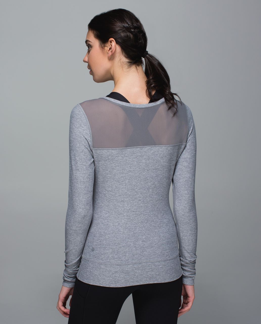 Lululemon Just Breathe Long Sleeve - Heathered Slate