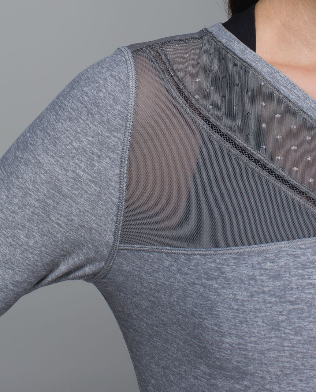 Lululemon Just Breathe Long Sleeve - Heathered Slate