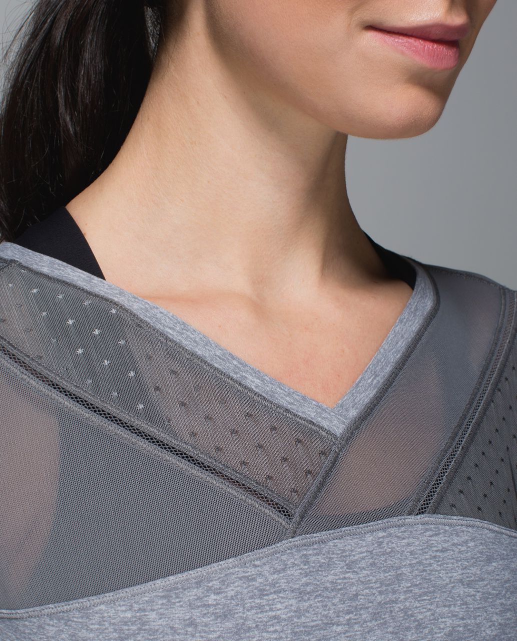 Lululemon Just Breathe Long Sleeve - Heathered Slate