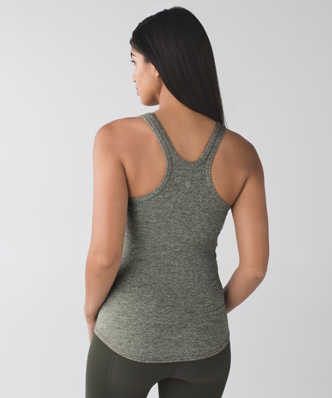 Lululemon Studio Racerback - Heathered Fatigue Green