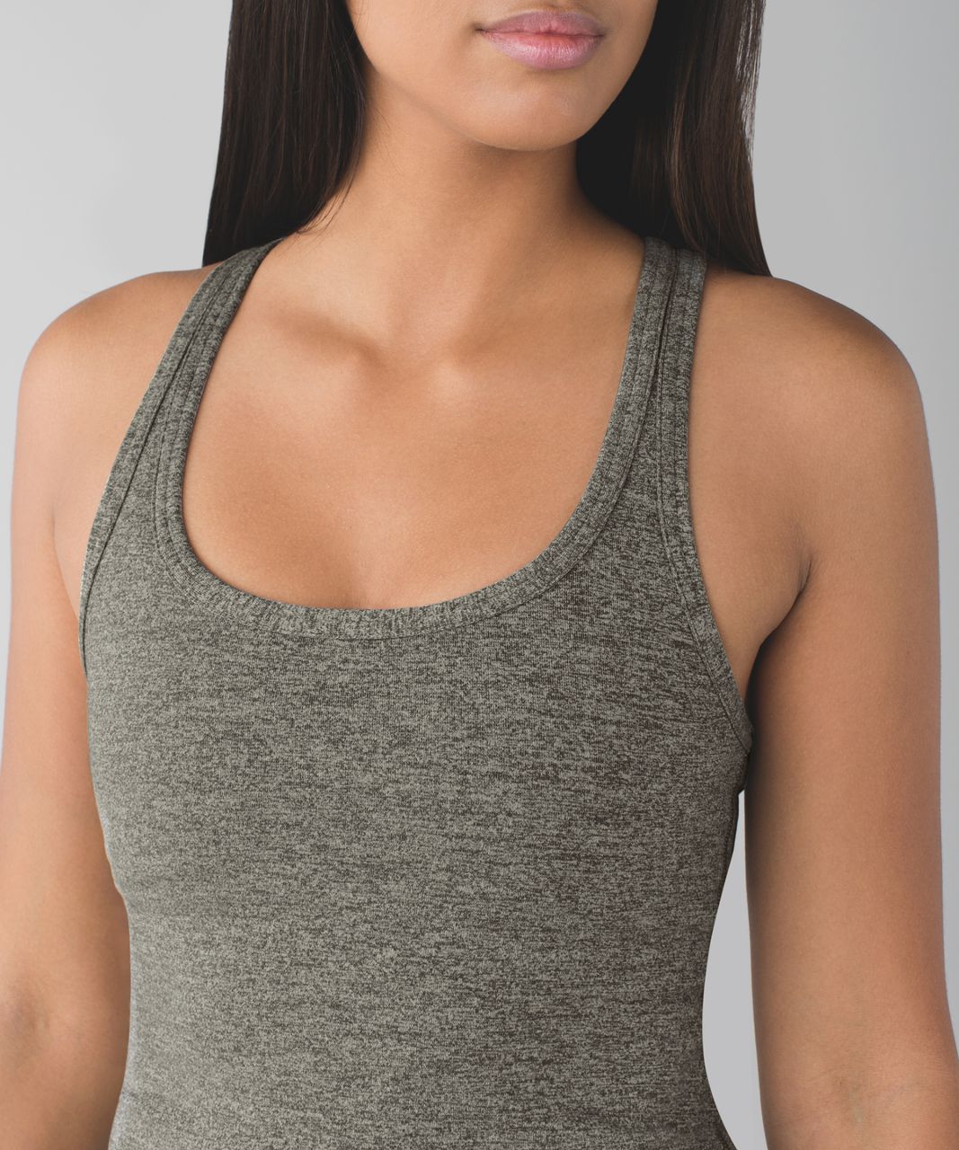 Lululemon Studio Racerback - Heathered Fatigue Green