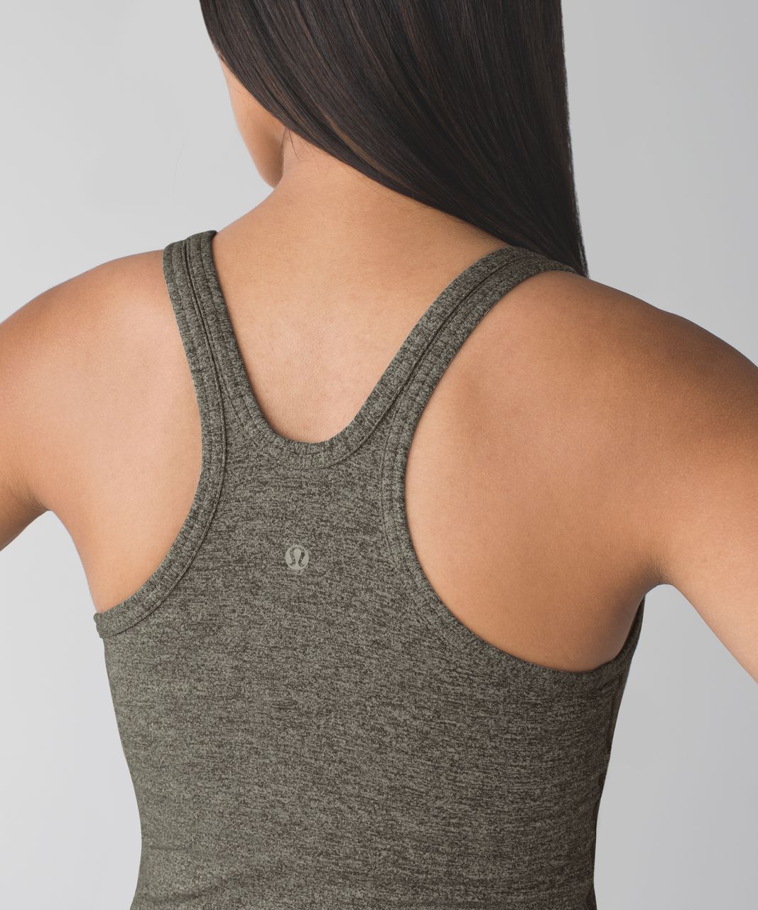 Lululemon Studio Racerback - Heathered Fatigue Green