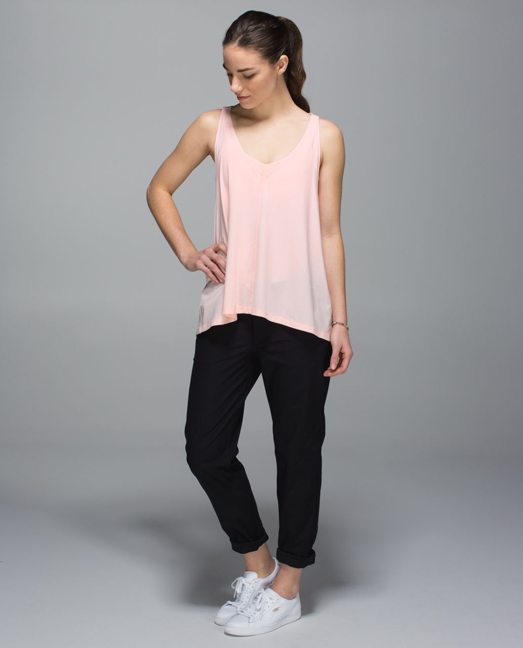 Lululemon The Oneness Tank - Heathered Parfait Pink