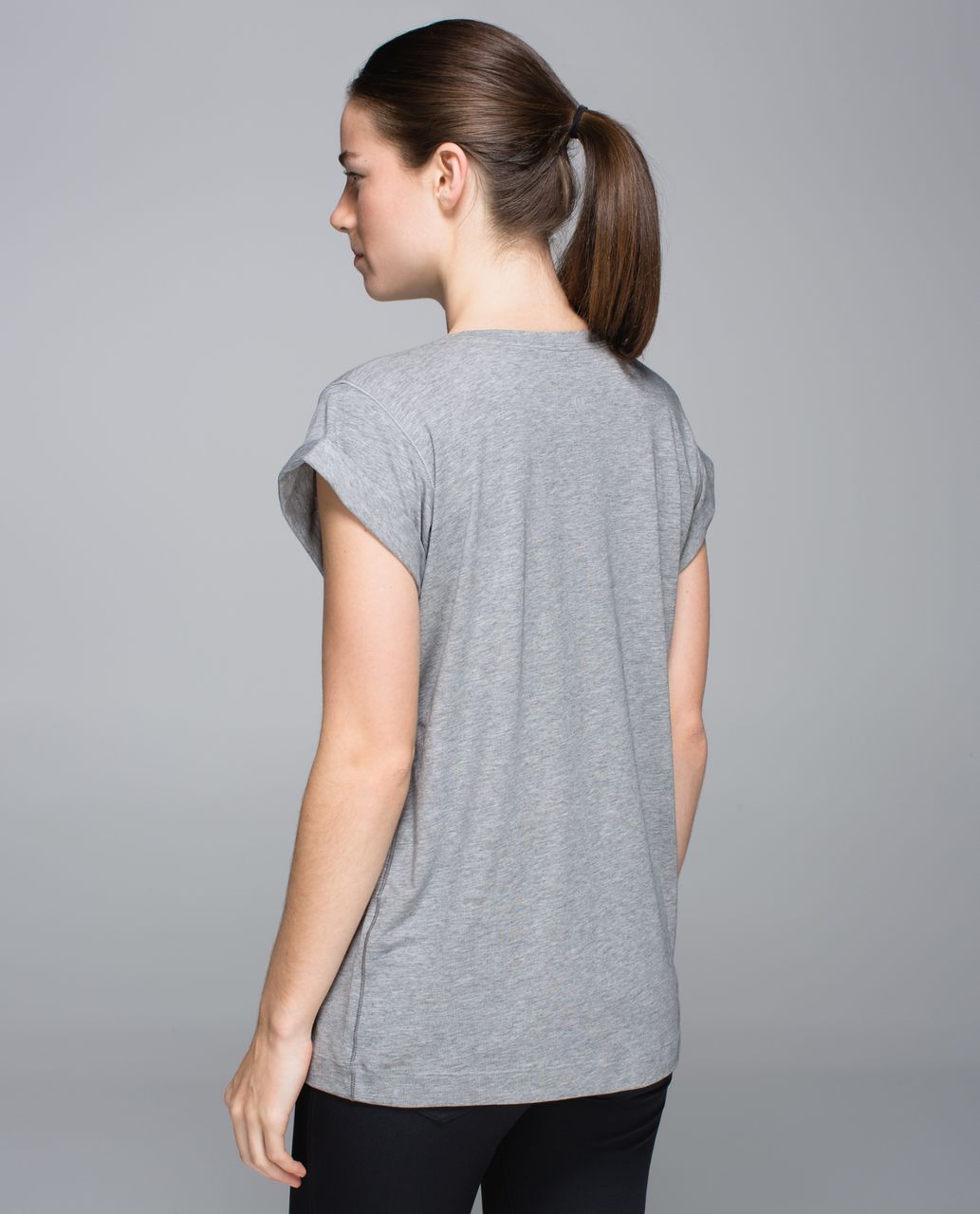 Lululemon Roll Around Tee - Heathered Medium Grey