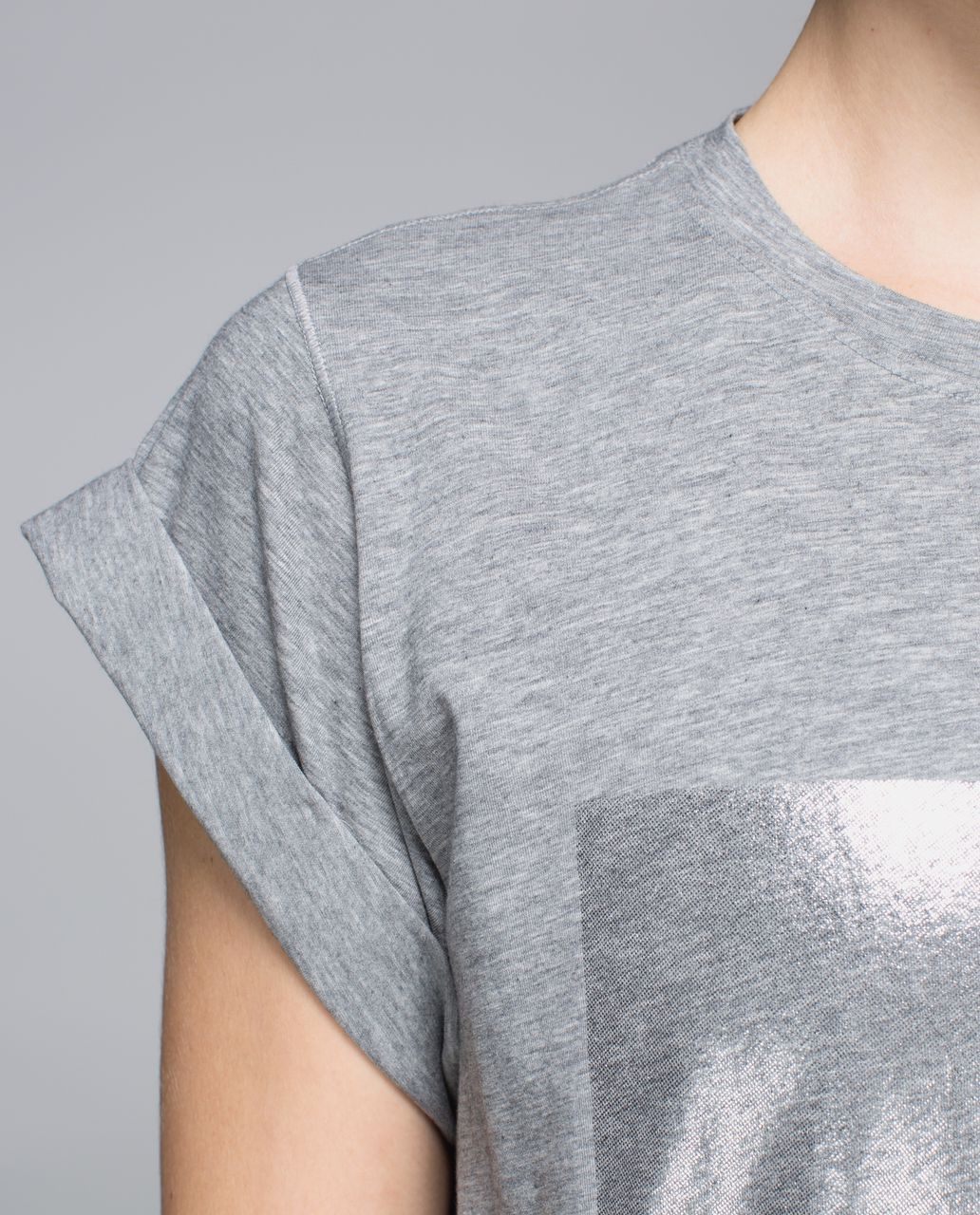 Lululemon Roll Around Tee - Heathered Medium Grey