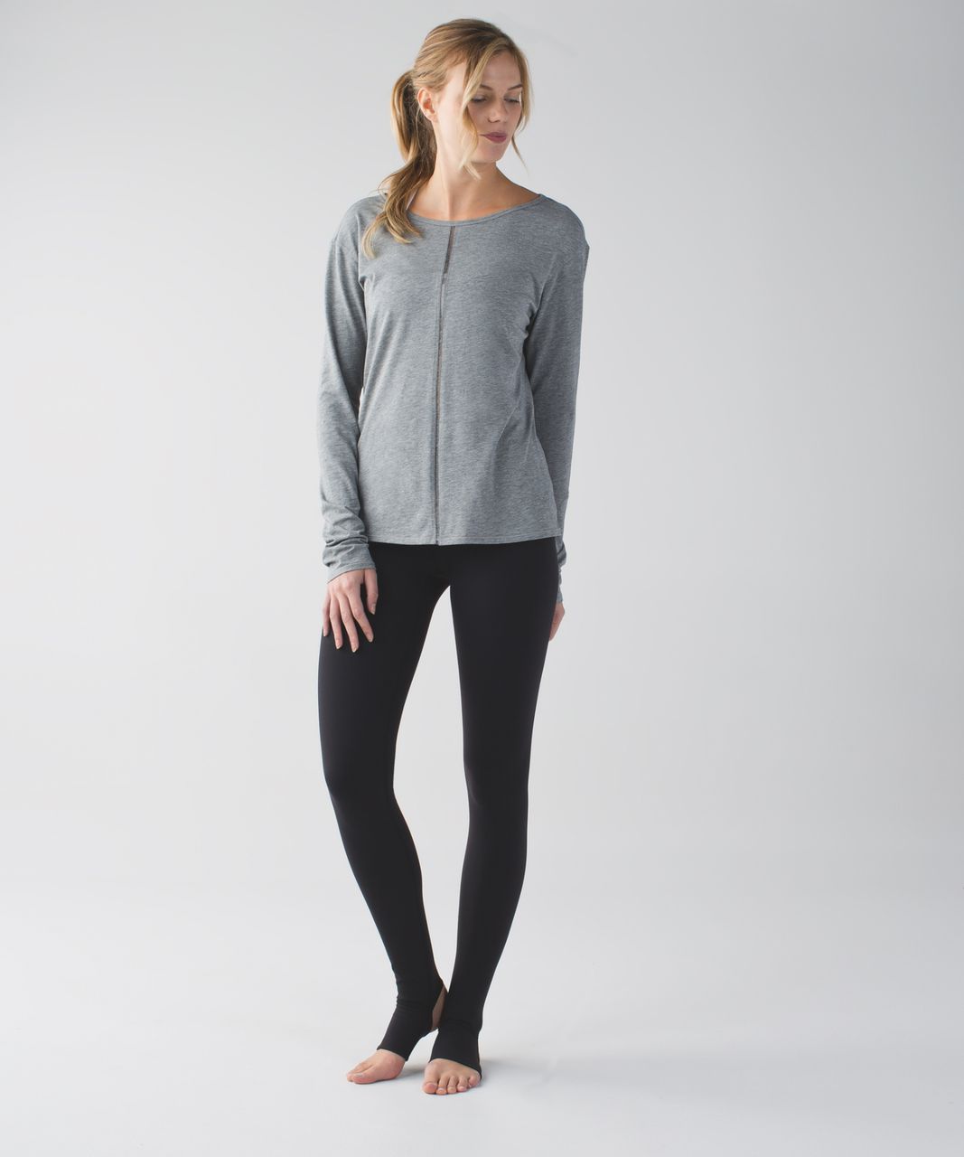 lululemon athletica, Pants & Jumpsuits, Lululemon 4 Runder Under Rulu  Pant Herringbone Black Grey Tight Legging Speed