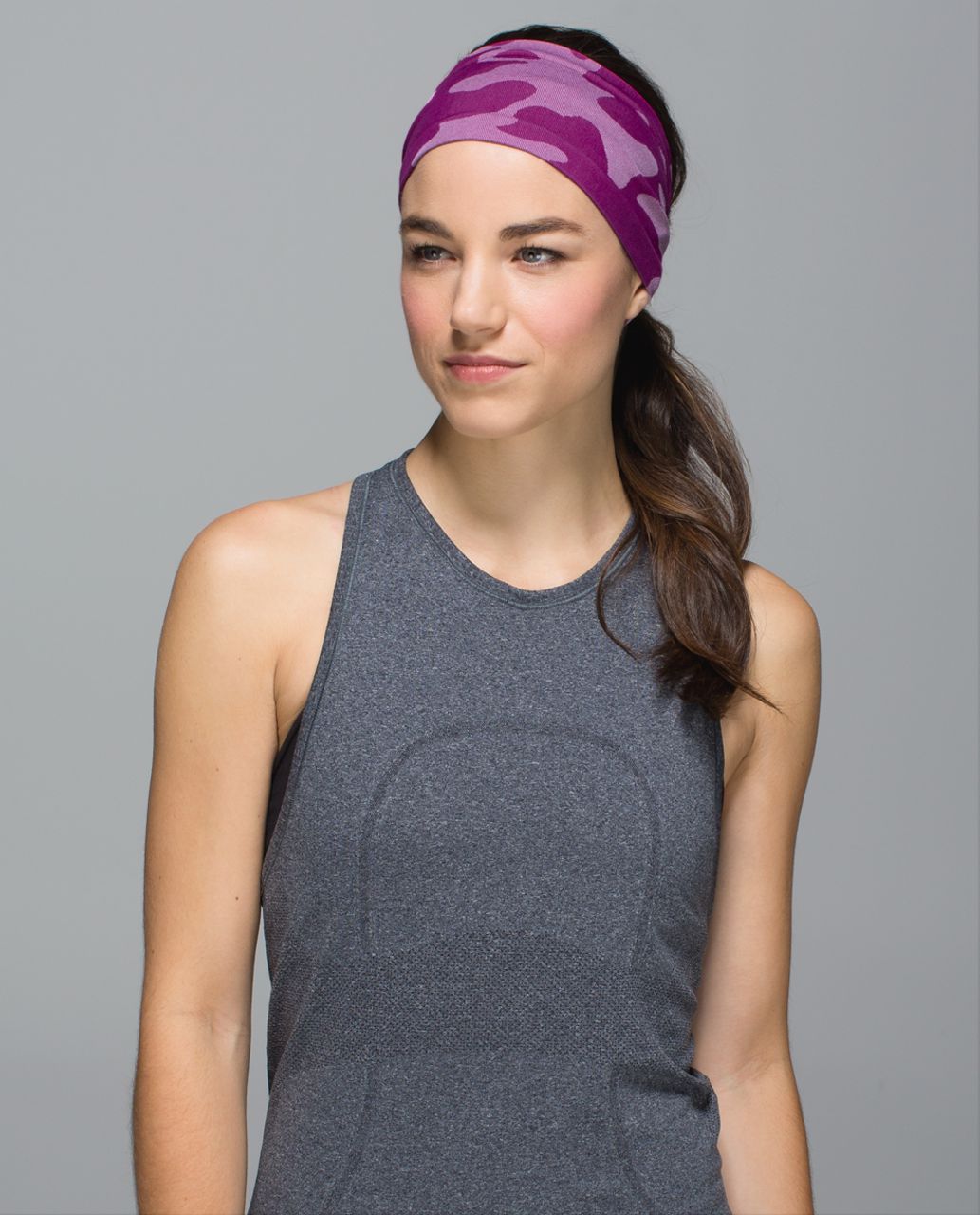 Lululemon Bangs Back Headwrap - Heathered Ultra Violet