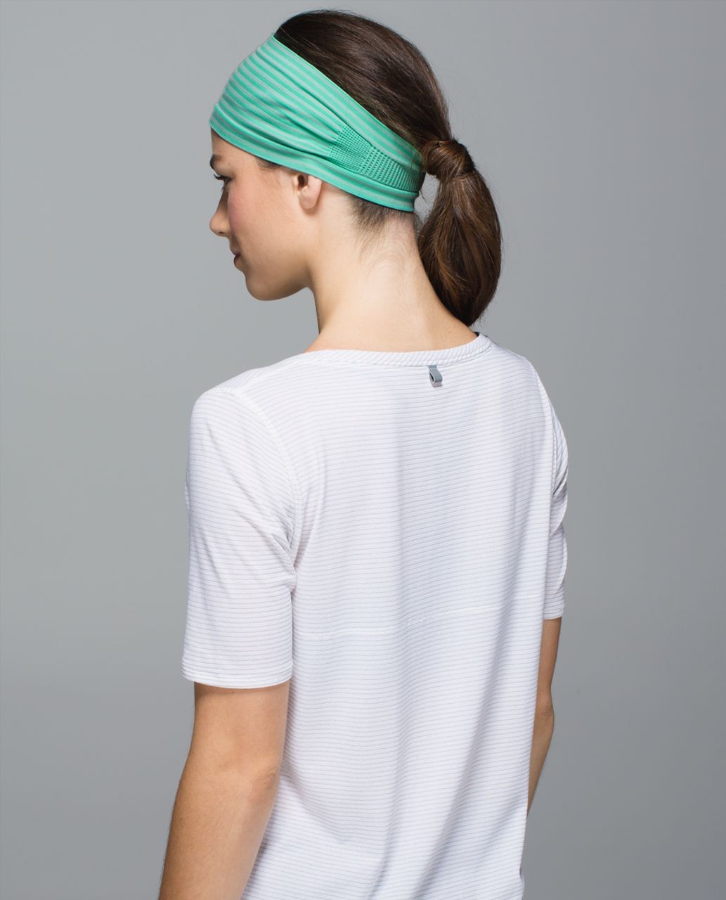 Lululemon Bangs Back Headwrap - Heathered Menthol