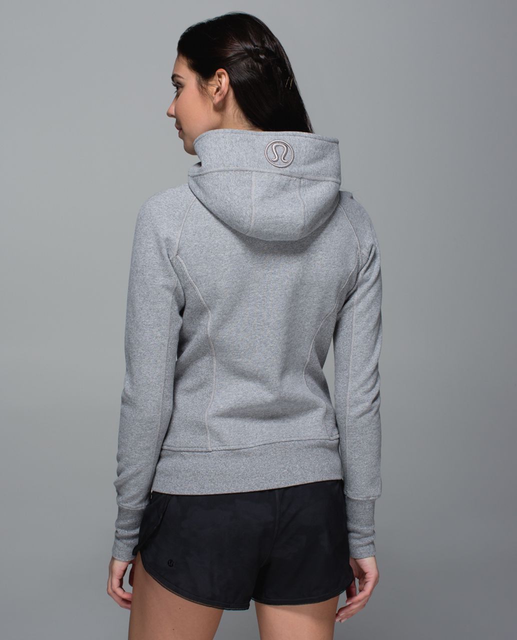 Lululemon Scuba Hoodie II - Heathered Speckled Medium Grey / Ambient Grey