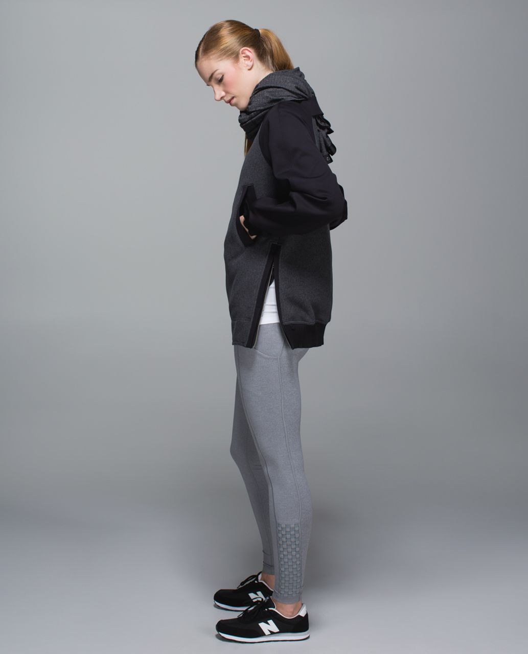 Lululemon Both Ways Bomber - Heathered Black /  Black