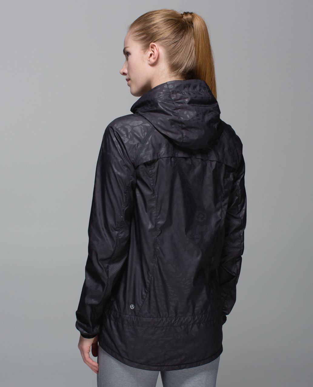 Lululemon Miss Misty Jacket - Animal Swirl Embossed Black