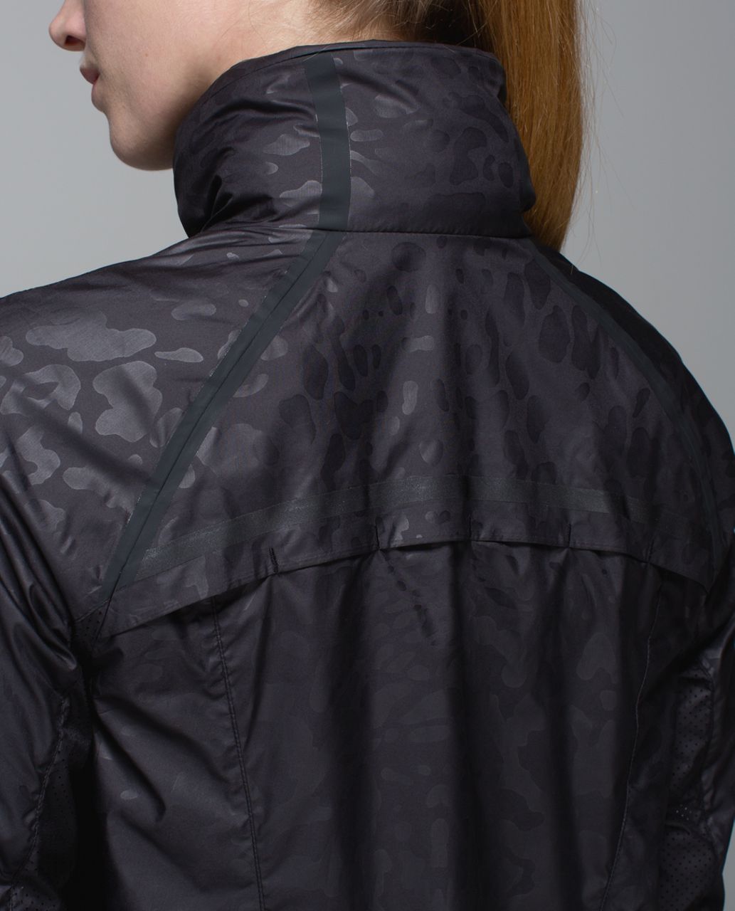 Lululemon Miss Misty Jacket - Animal Swirl Embossed Black