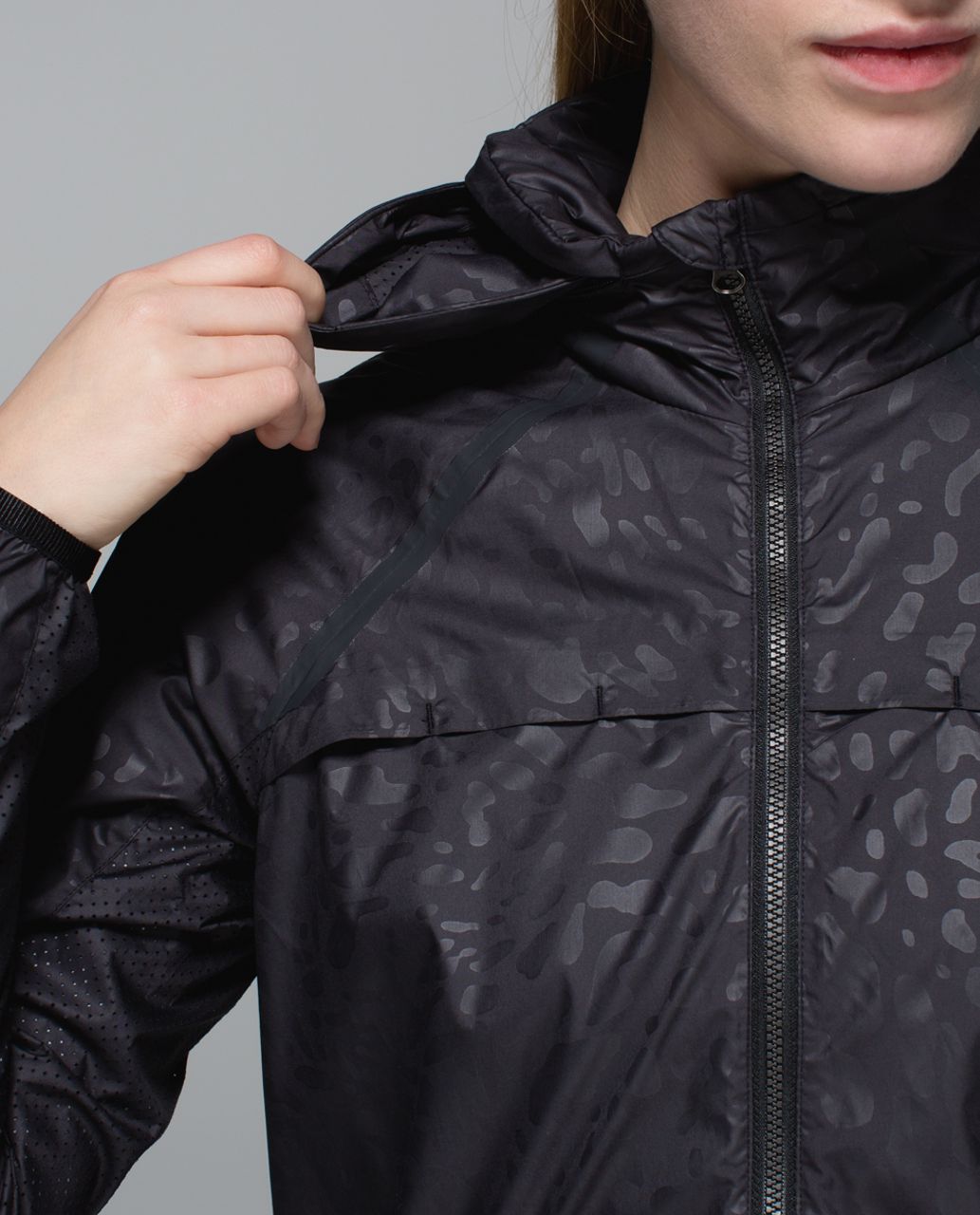 Lululemon Miss Misty Jacket - Animal Swirl Embossed Black