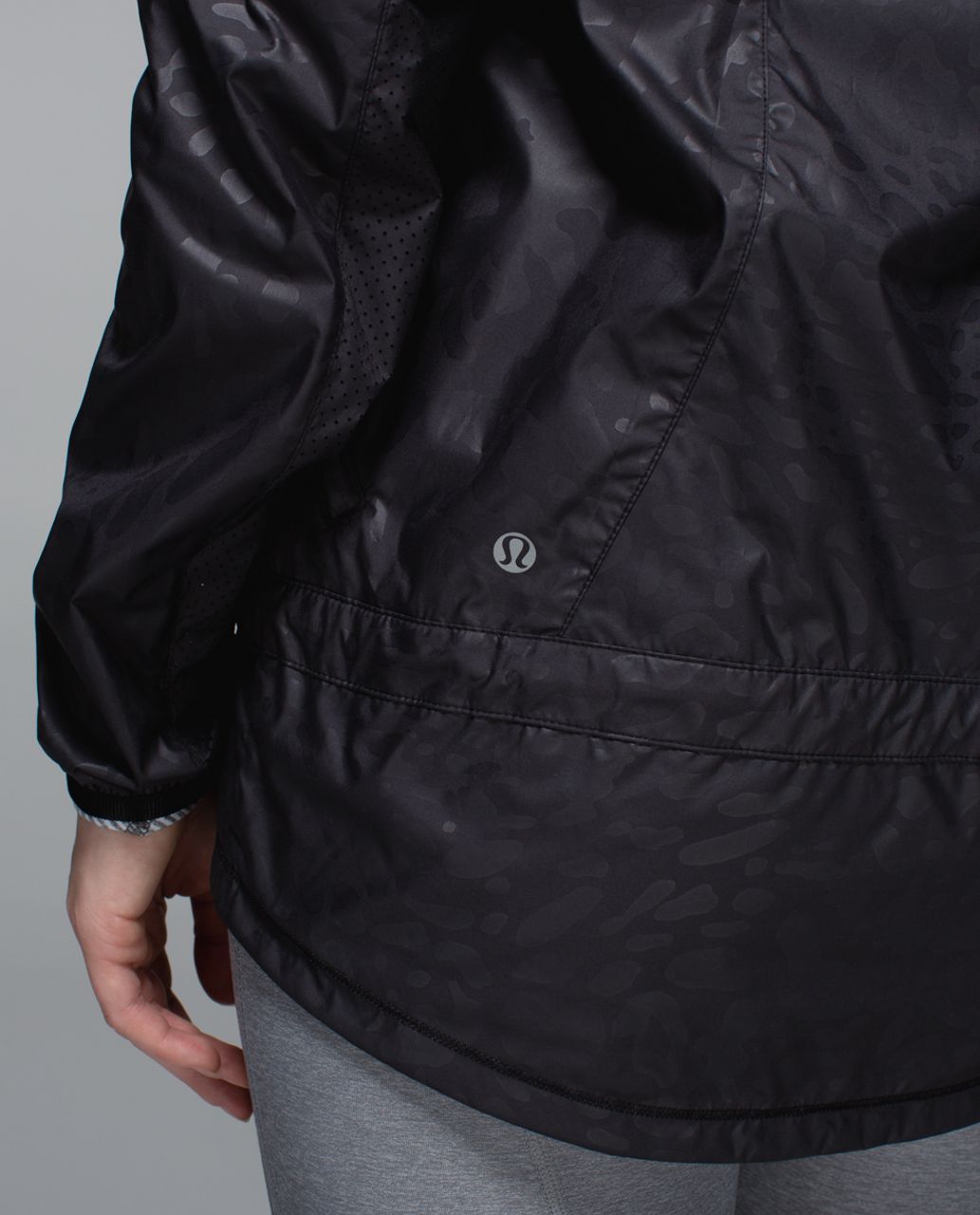 Lululemon Miss Misty Jacket - Animal Swirl Embossed Black