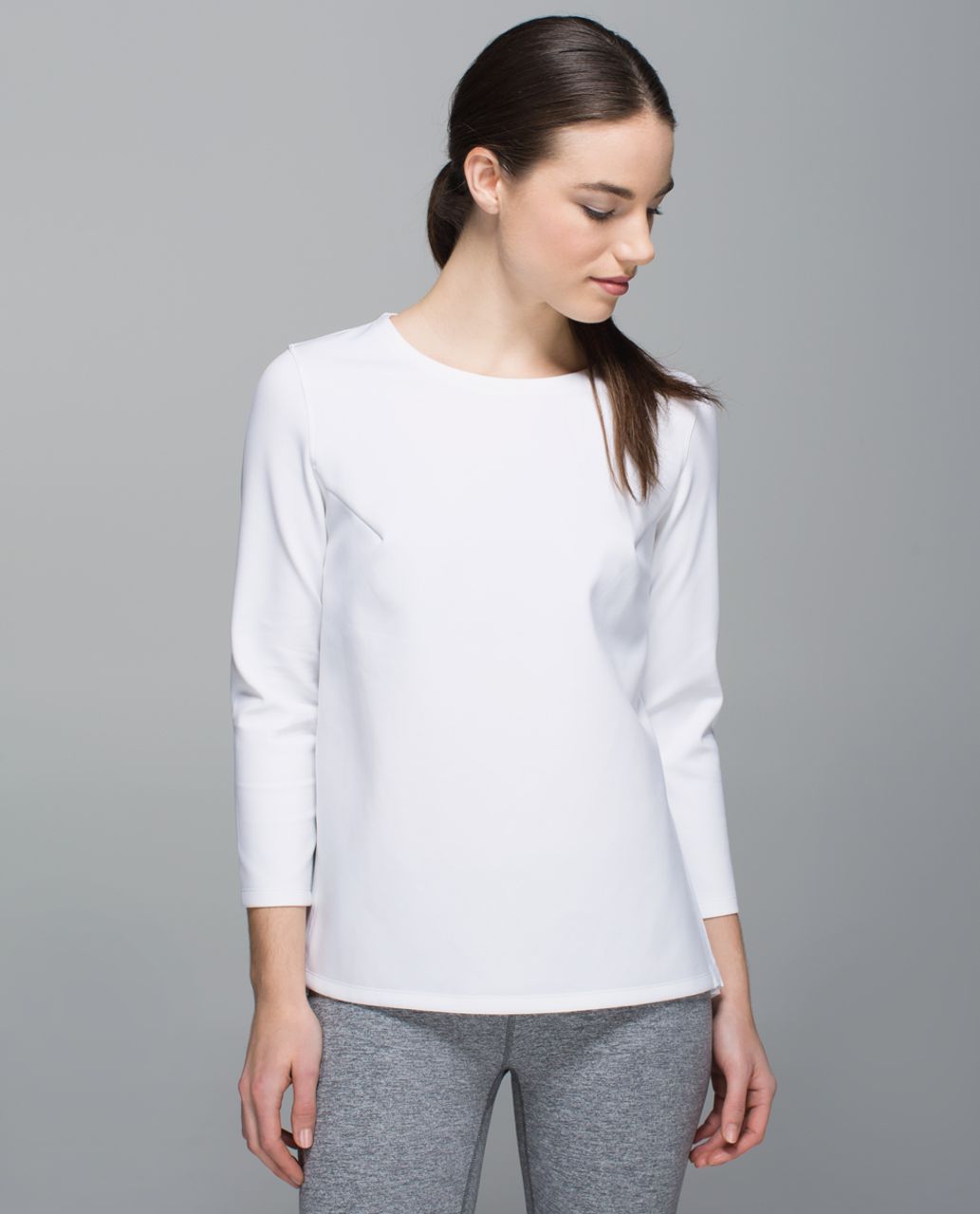 Lululemon Pleat On Long Sleeve - White