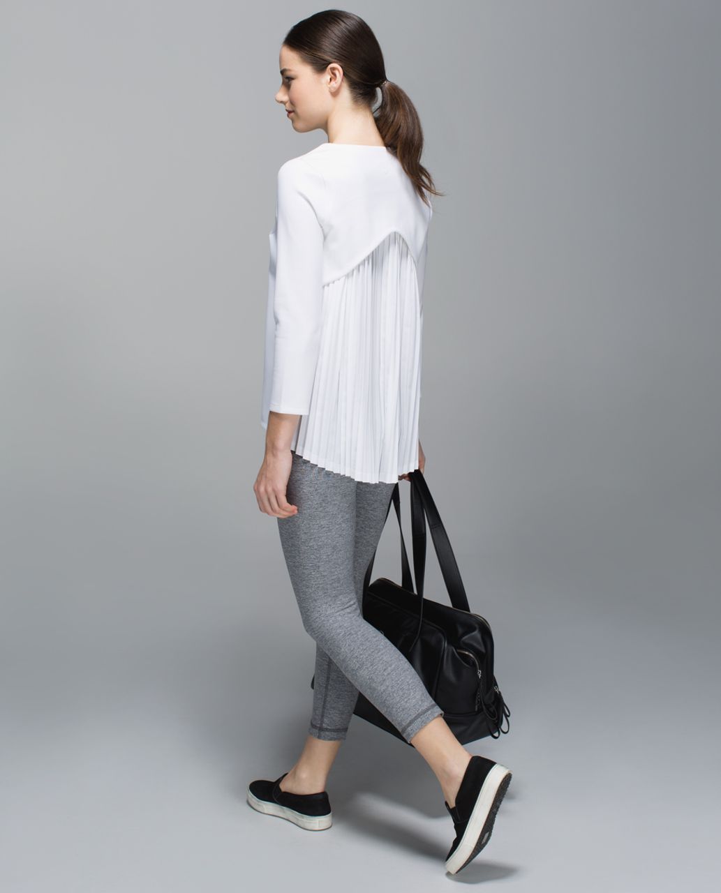 Lululemon Pleat On Long Sleeve - White