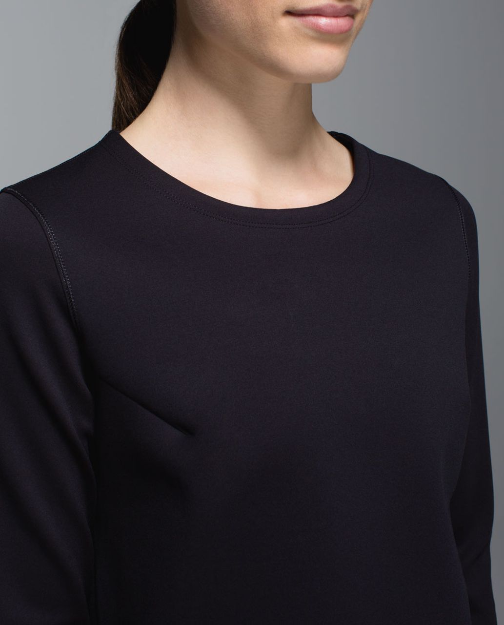 Lululemon Pleat On Long Sleeve - Black