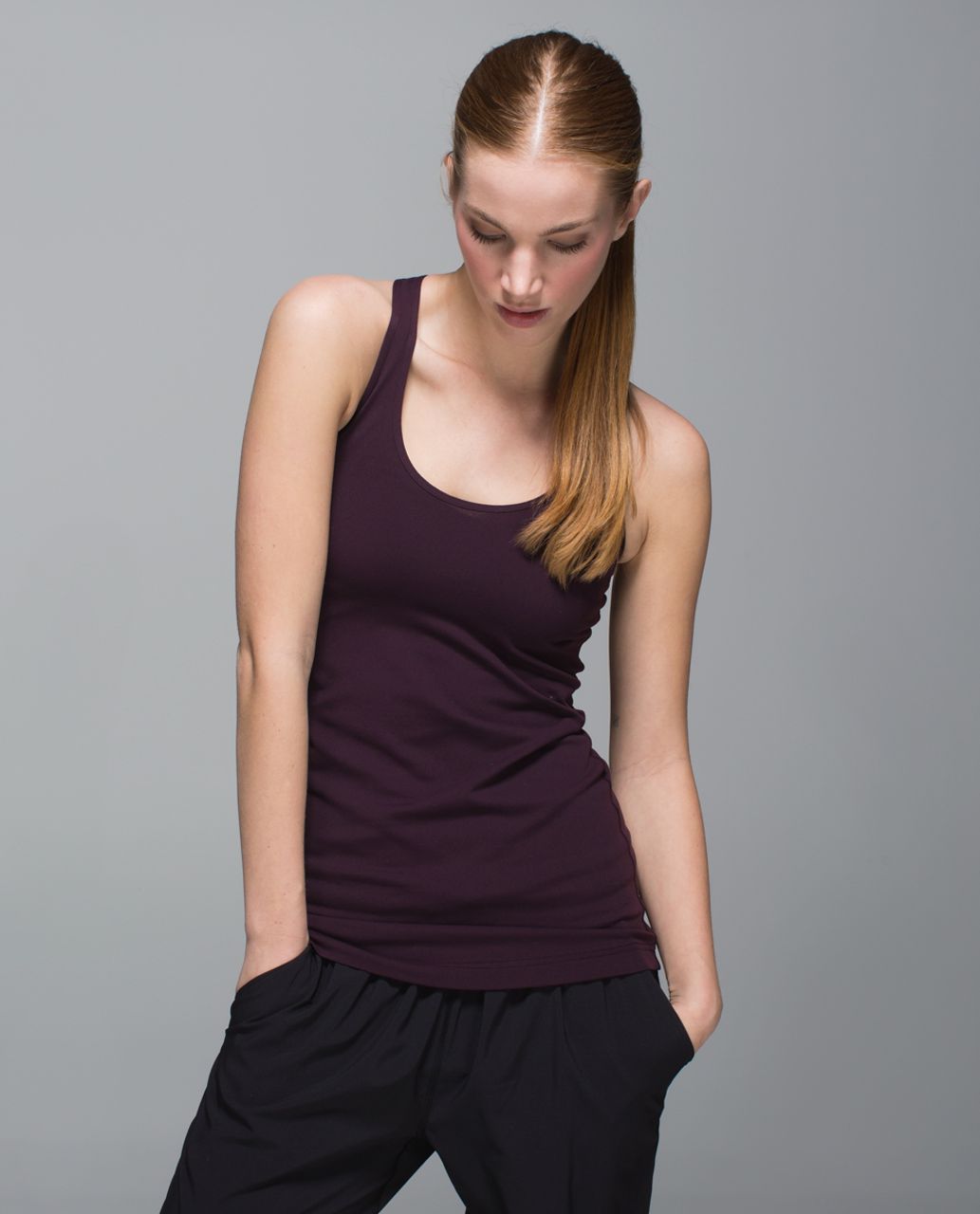 Lululemon Cool Racerback - Black Cherry