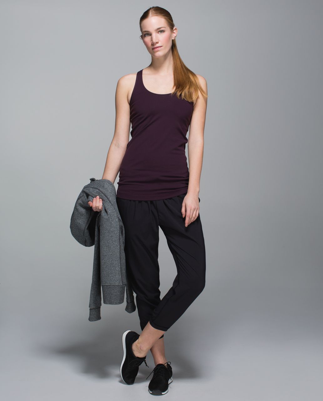 Lululemon Cool Racerback - Black Cherry