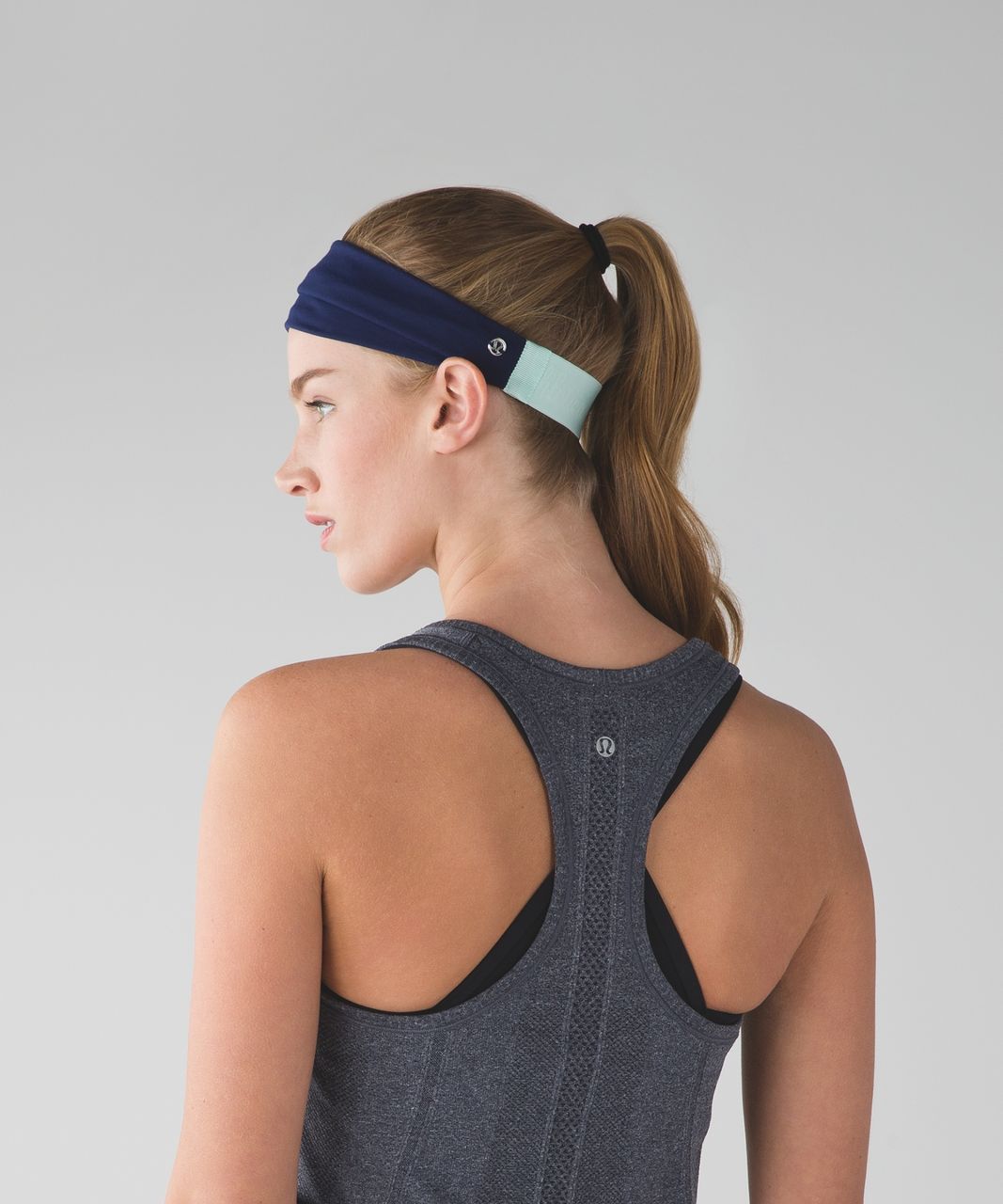 Lululemon Fringe Fighter Headband - Hero Blue / Sea Mist