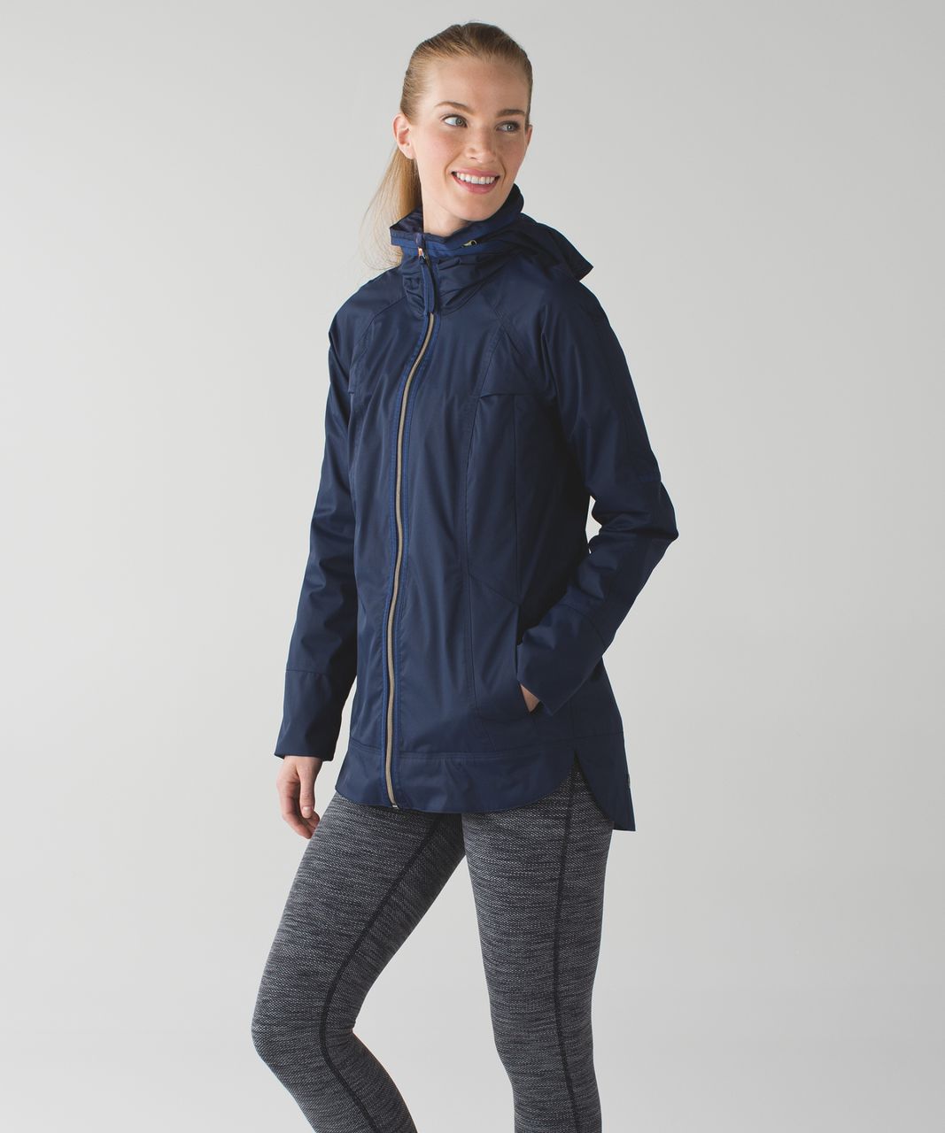 Lululemon Fo Drizzle Jacket - Deep Navy - lulu fanatics