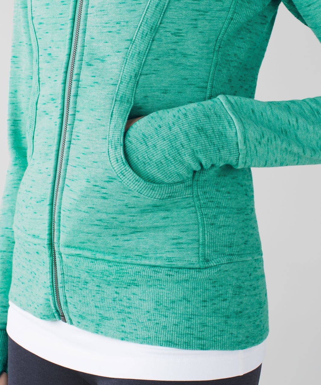 Lululemon Scuba Hoodie II - Heathered Rainforest Menthol