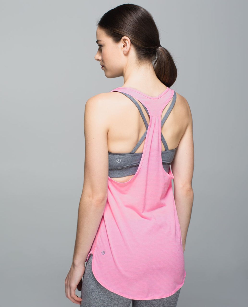 Lululemon 105 F Singlet - Heathered Vintage Pink