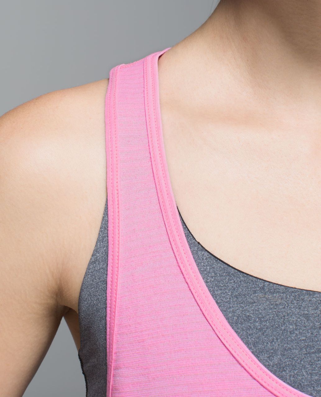 Lululemon 105 F Singlet - Heathered Vintage Pink