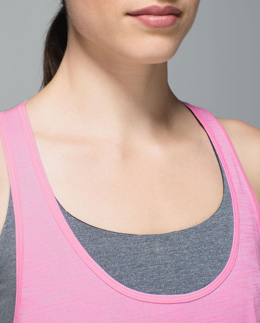 Lululemon 105 F Singlet - Heathered Vintage Pink