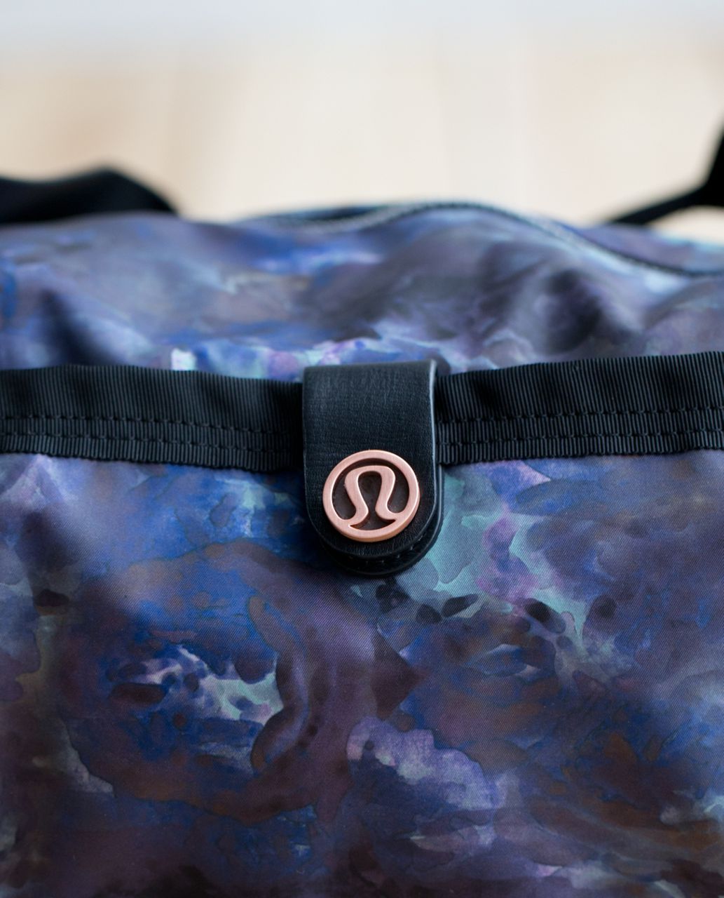 Lululemon High Mileage Duffel - Exploded Moody Mirage Earl Grey Alberta Lake / Black