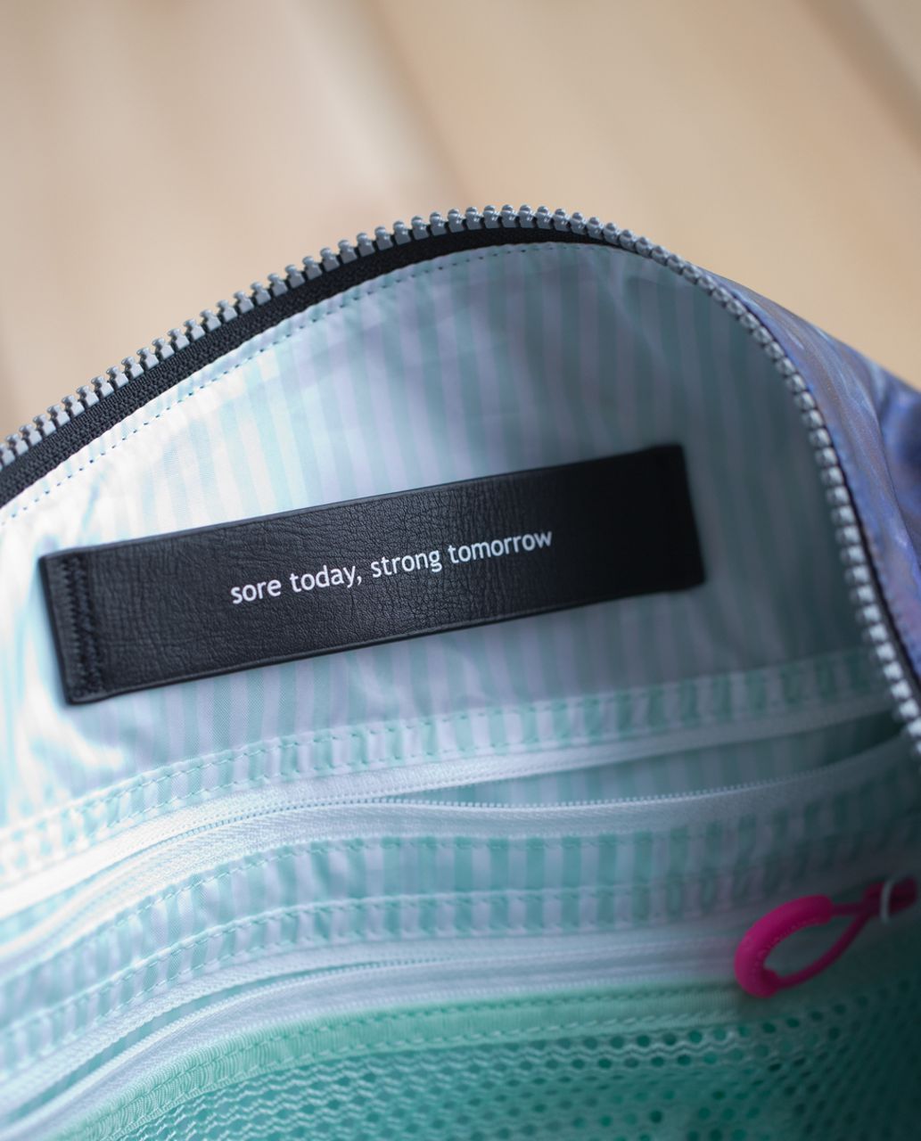 Lululemon High Mileage Duffel - Exploded Moody Mirage Earl Grey Alberta Lake / Black