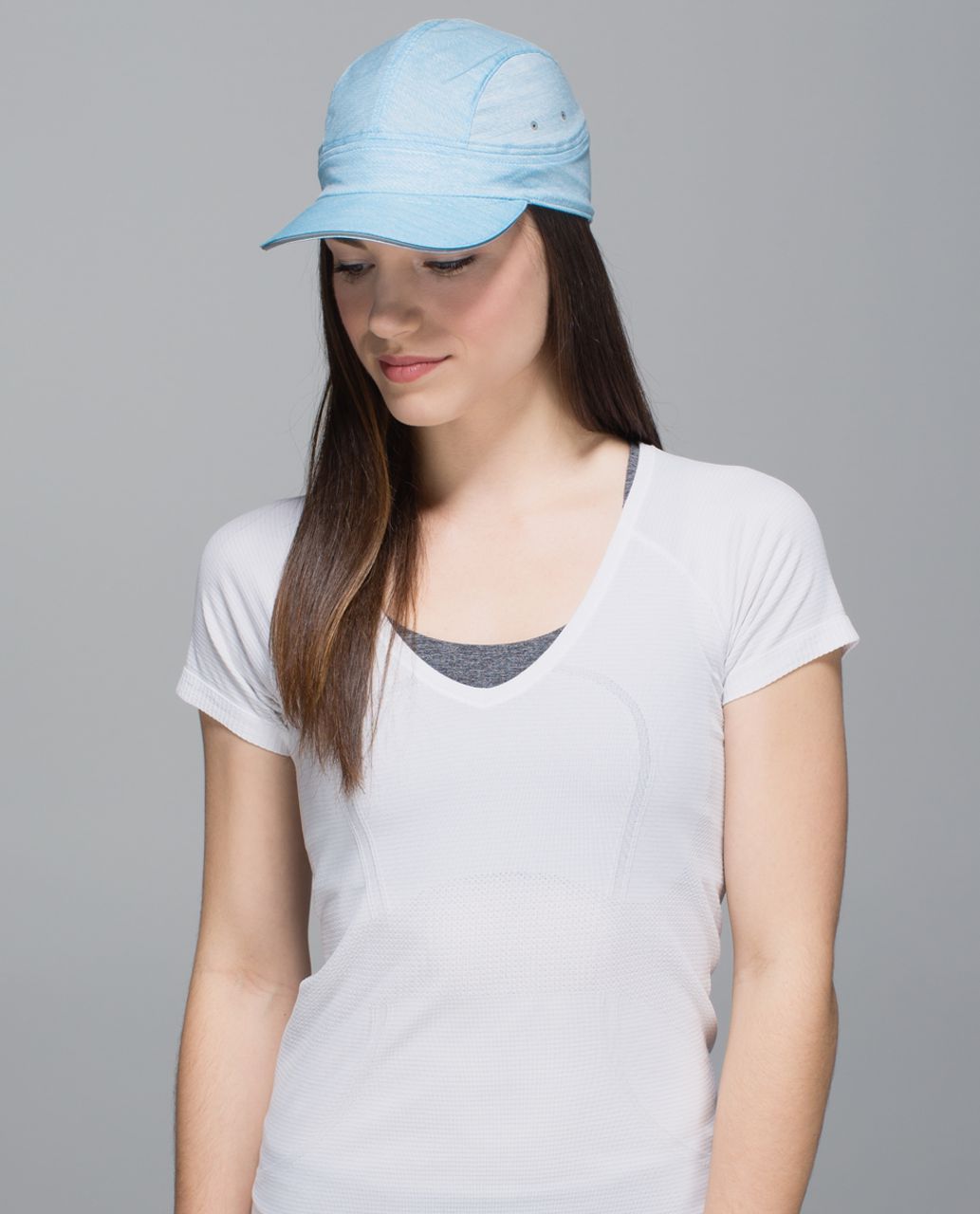 Lululemon Race To Place Run Hat - Commuter Denim Almost Blue Caspian Blue