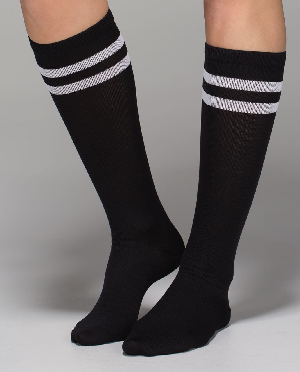 Lululemon Women's Keep It Tight Sock - Varsity Stripe Black White