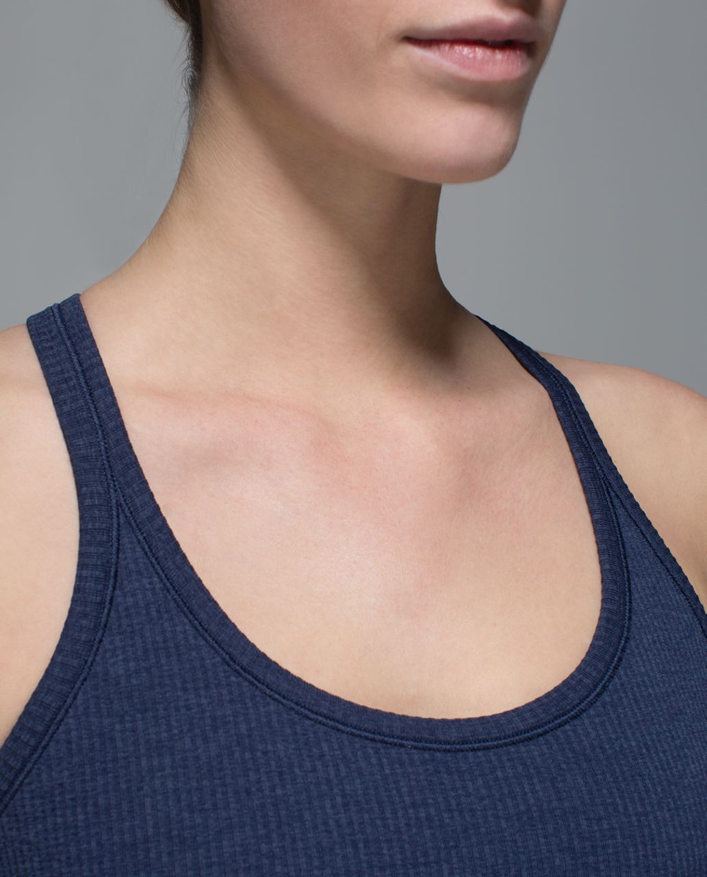 Lululemon Ebb To Street Tank - Heathered Deep Navy