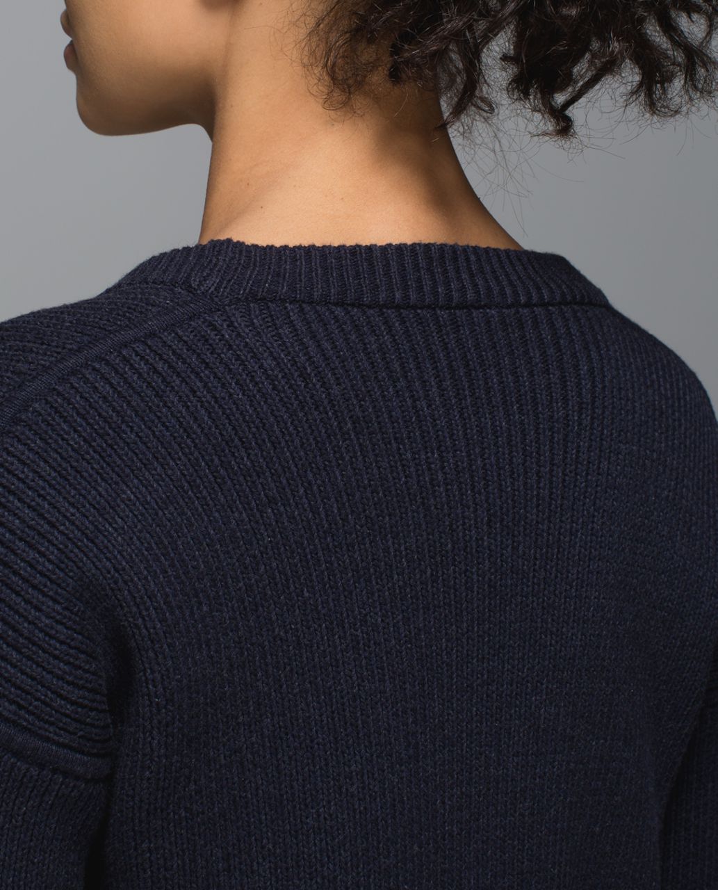 Lululemon We Like To Cardi - Heathered Naval Blue / Naval Blue