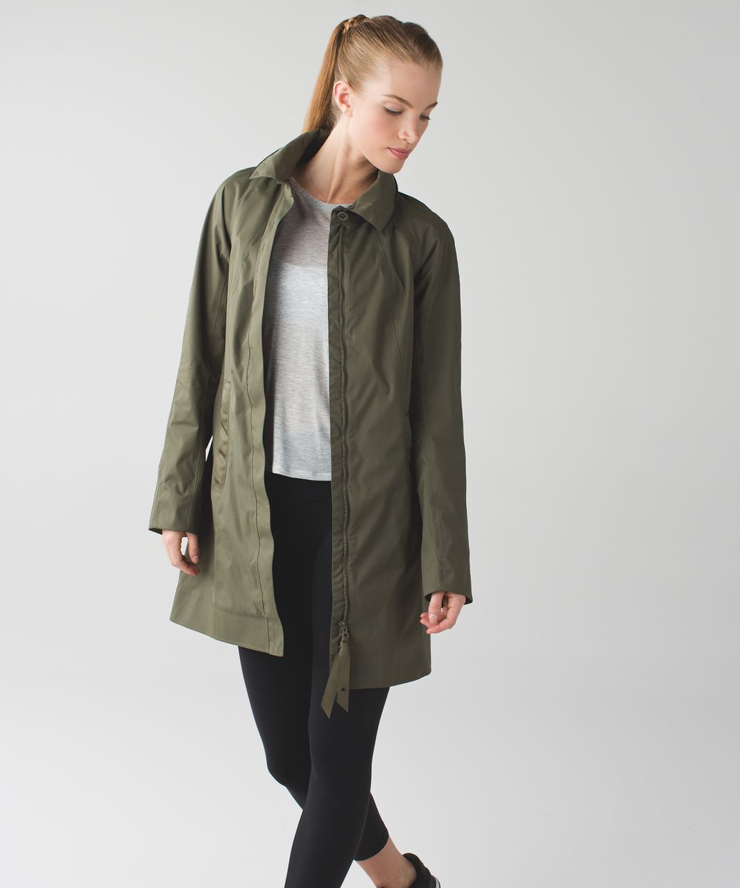 Lululemon City Stroll Jacket - Grey Sage - lulu fanatics