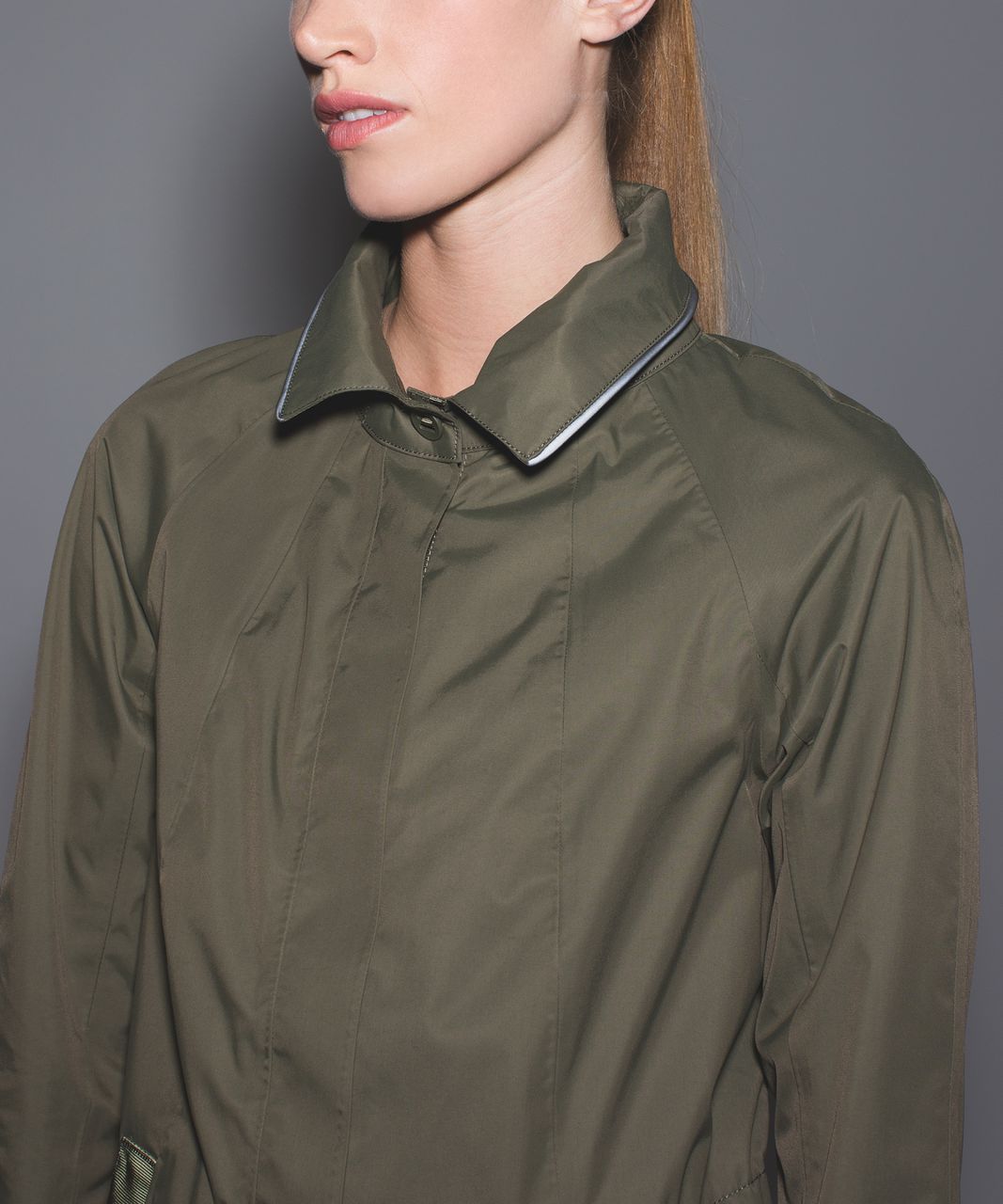 Lululemon Rain On Jacket - Fatigue Green