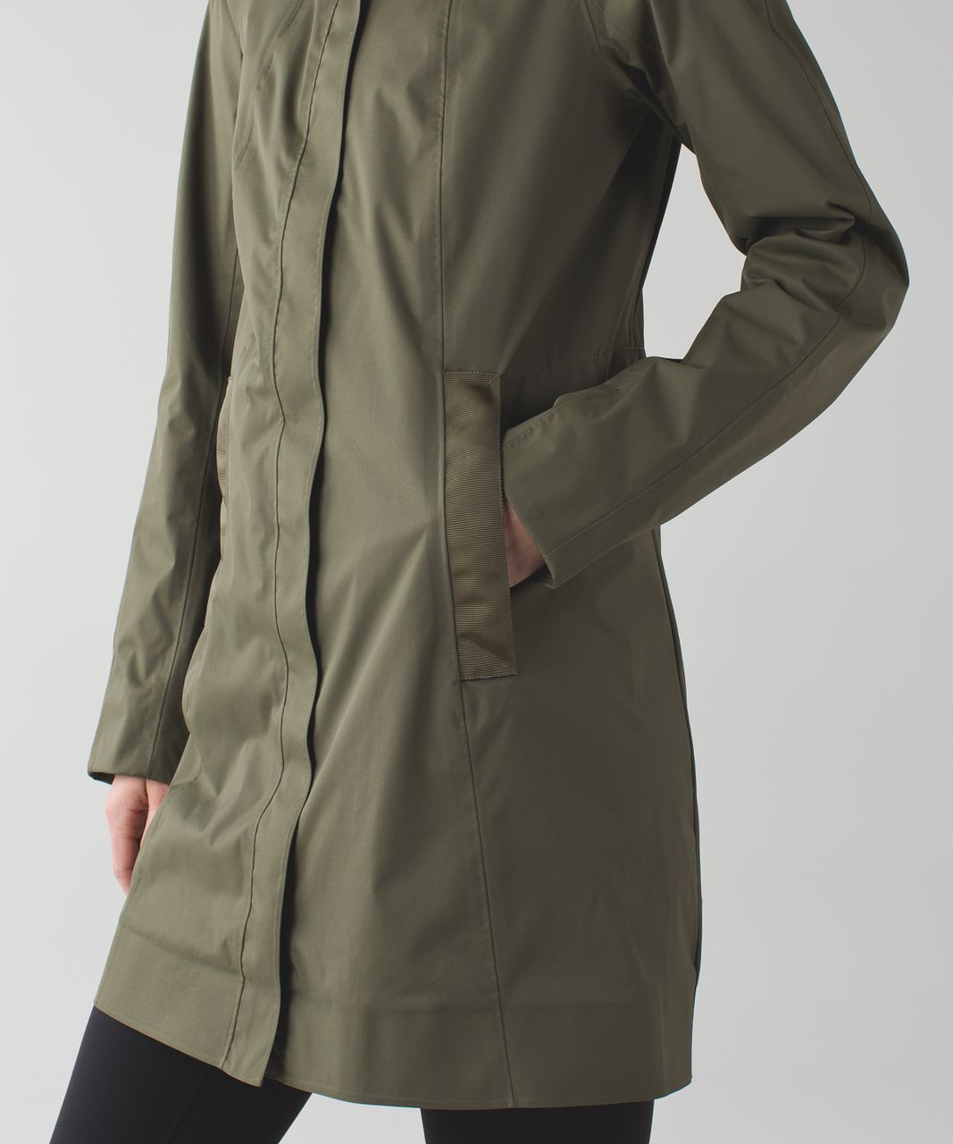 Lululemon Rain On Jacket - Fatigue Green