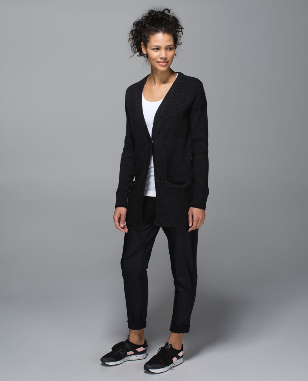 Lululemon We Like To Cardi - Black /  Heathered Black