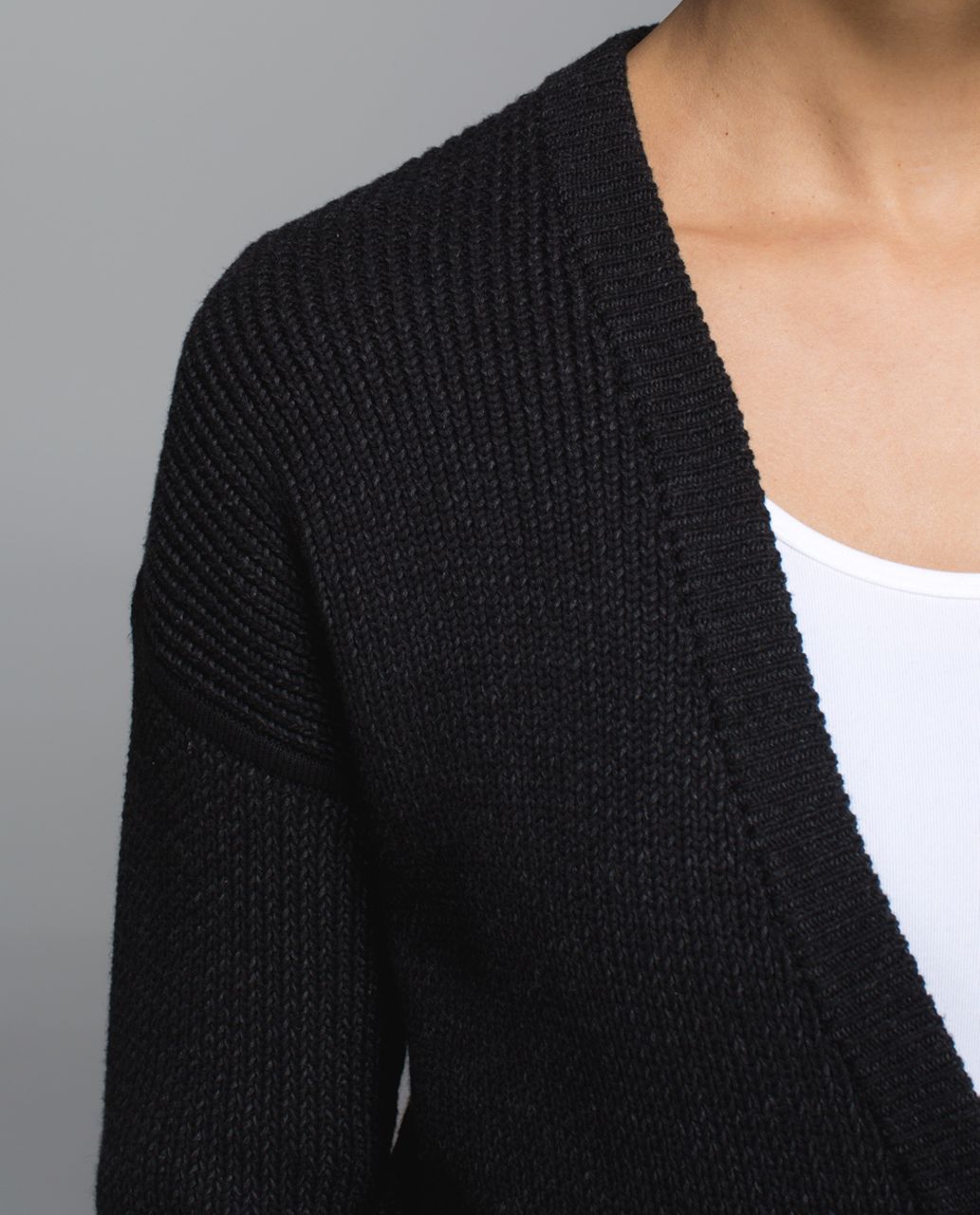 Lululemon We Like To Cardi - Black /  Heathered Black